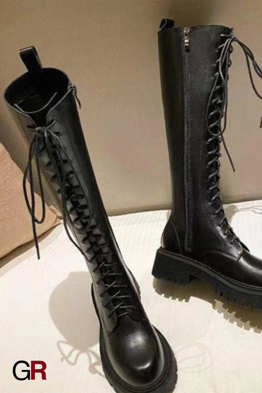 Élodie Tall Lace Boots