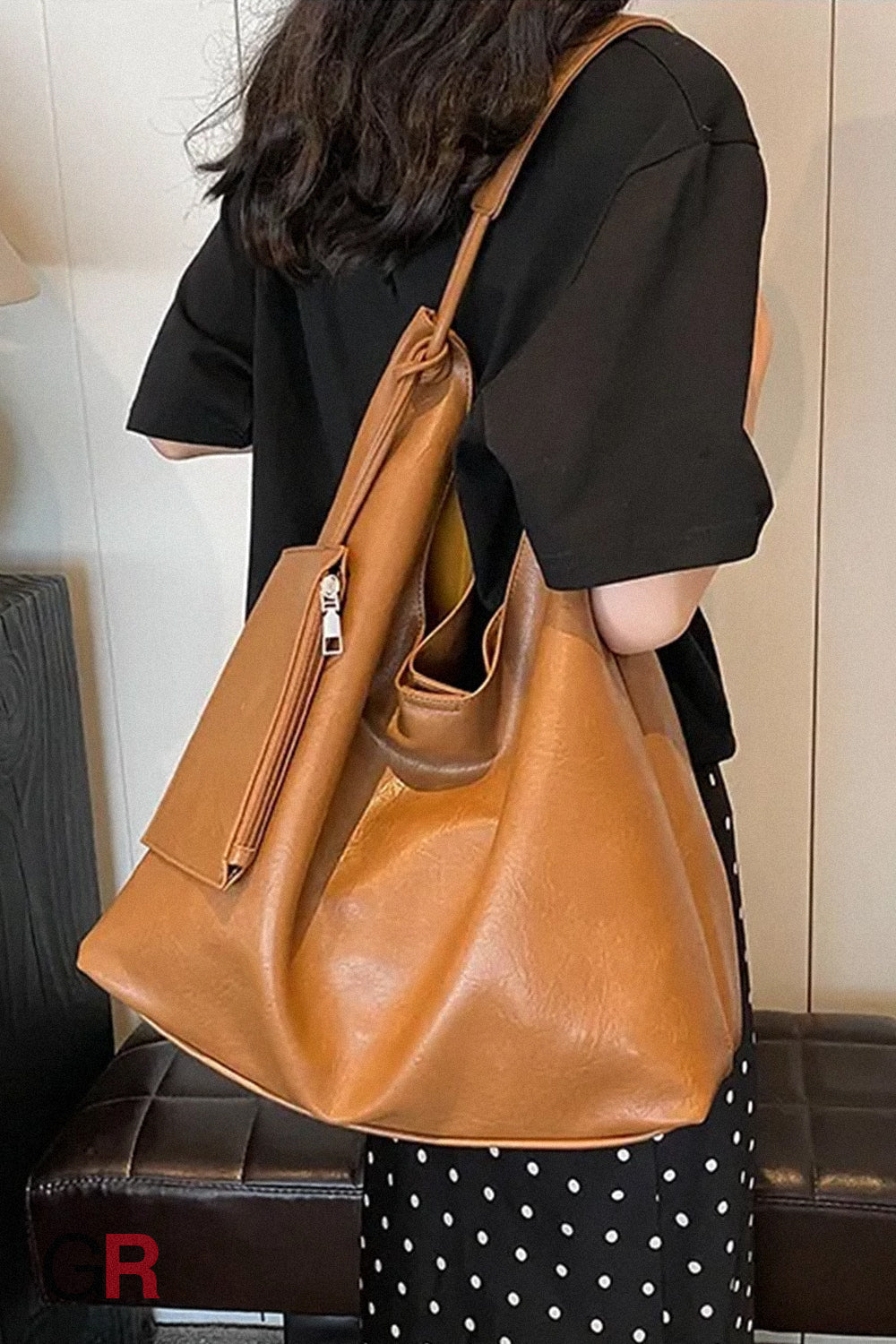 Casual Retro Large Capacity All-matching Western Style Shoulder Bag