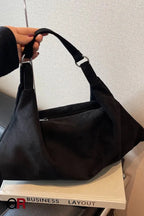 Pu Fabric Portable Shoulder Bag Versatile Simple Messenger Bag