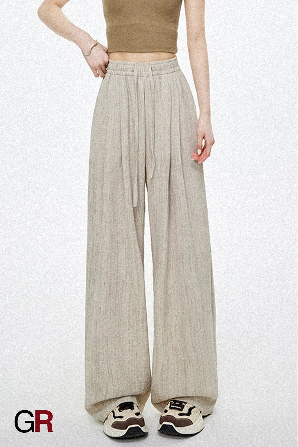 Paloma Linen-Blend Wide-Leg Pants