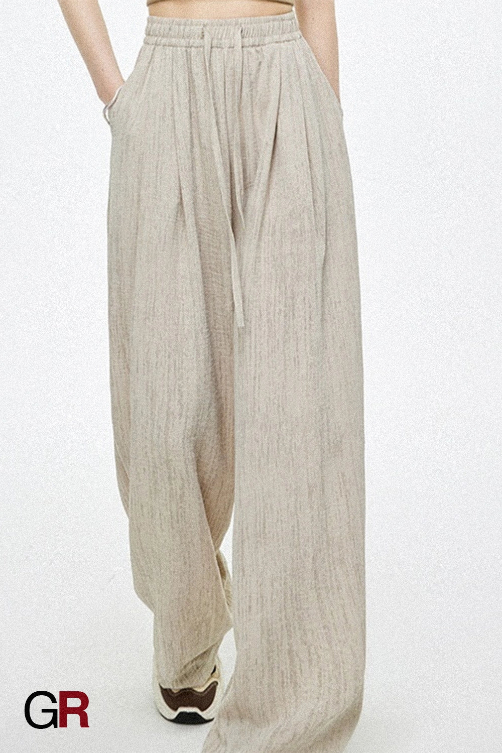 Paloma Linen-Blend Wide-Leg Pants
