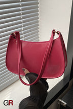 Fashion Underarm Bag Retro Simple Textured One-shoulder Bag