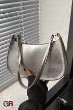 Fashion Underarm Bag Retro Simple Textured One-shoulder Bag