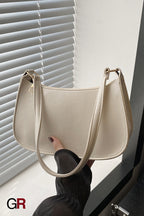 Fashion Underarm Bag Retro Simple Textured One-shoulder Bag