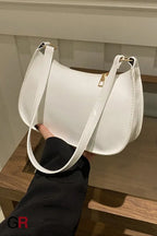 Fashion Underarm Bag Retro Simple Textured One-shoulder Bag