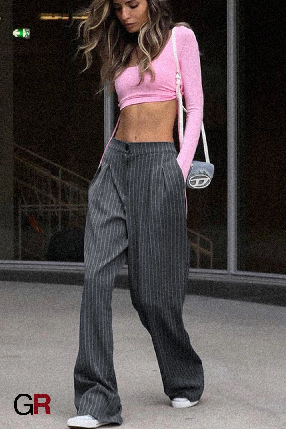 Charcoal Pinstripe Atelier Trouser