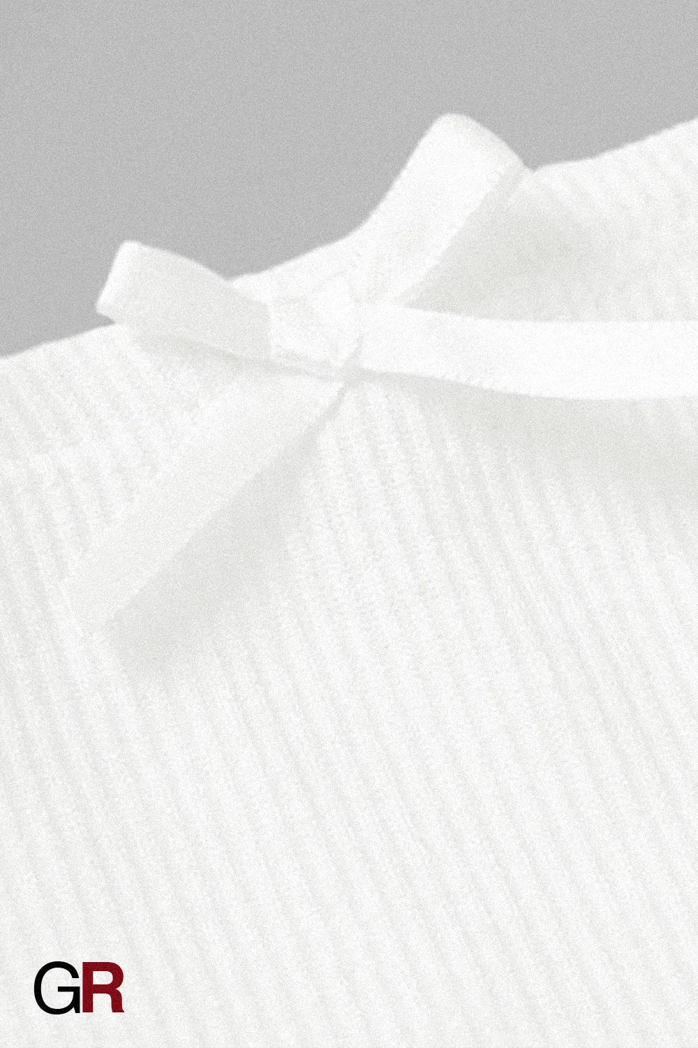 Blanc Mousse Ruffle Micro-Skort