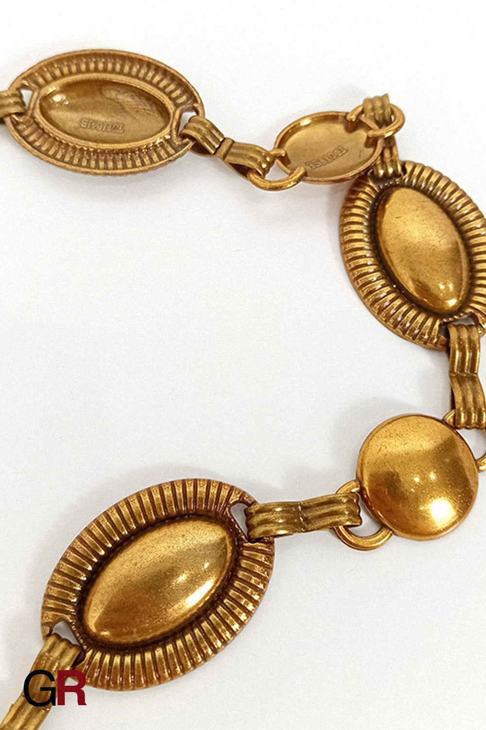 VINTAGE BRONZE STONE BELT