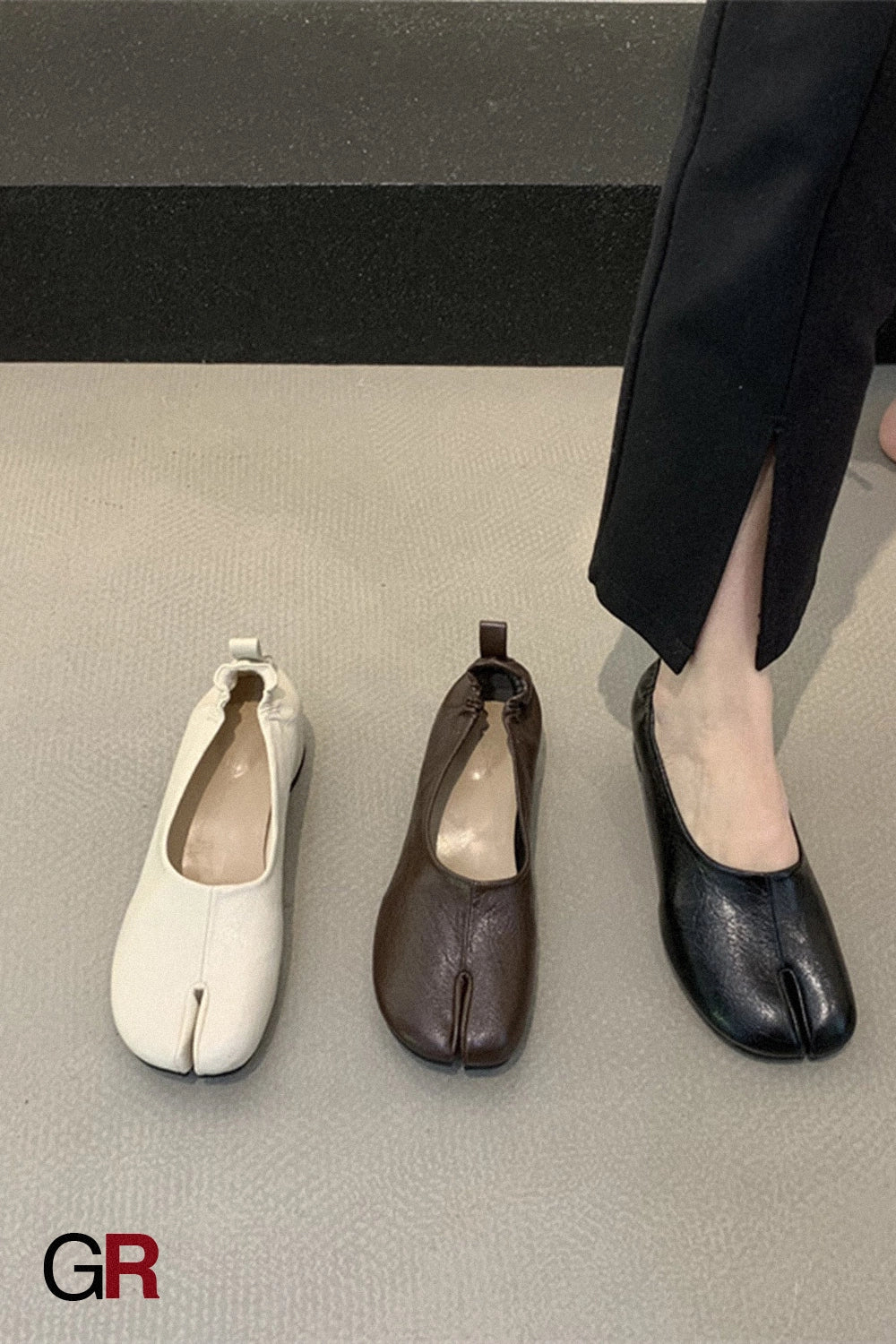 Celeste Split-Toe Flats