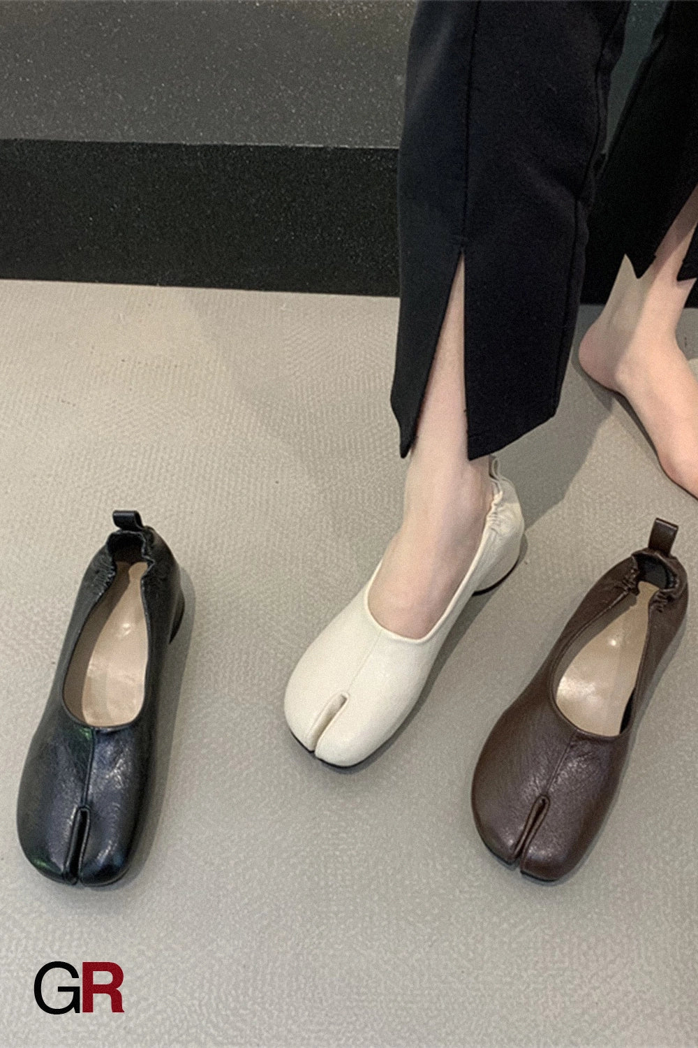 Celeste Split-Toe Flats