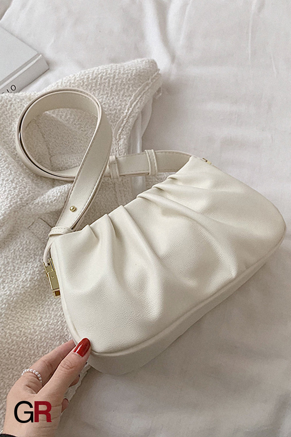 Pleated Cloud Bag Underarm Bag Niche Texture Shoulder Messenger Bag
