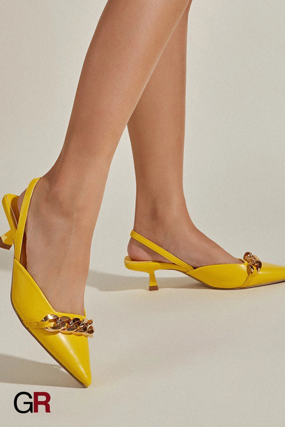 Aurelia Chain Slingbacks