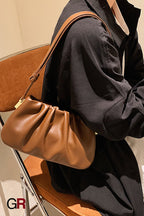 Pleated Cloud Bag Underarm Bag Niche Texture Shoulder Messenger Bag
