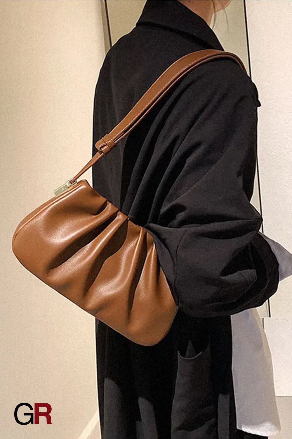Pleated Cloud Bag Underarm Bag Niche Texture Shoulder Messenger Bag