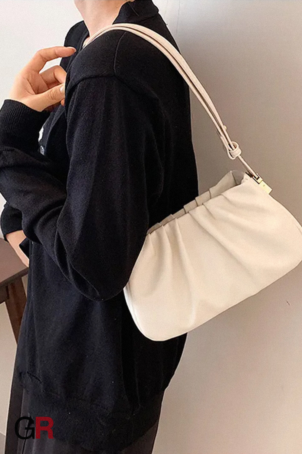 Pleated Cloud Bag Underarm Bag Niche Texture Shoulder Messenger Bag
