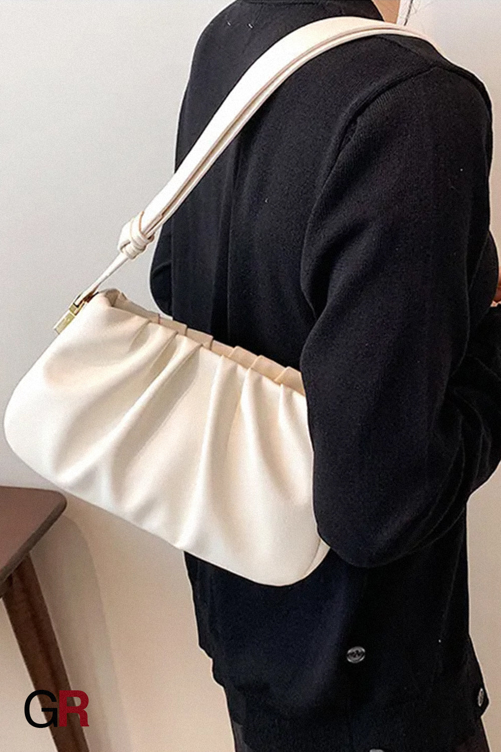 Pleated Cloud Bag Underarm Bag Niche Texture Shoulder Messenger Bag