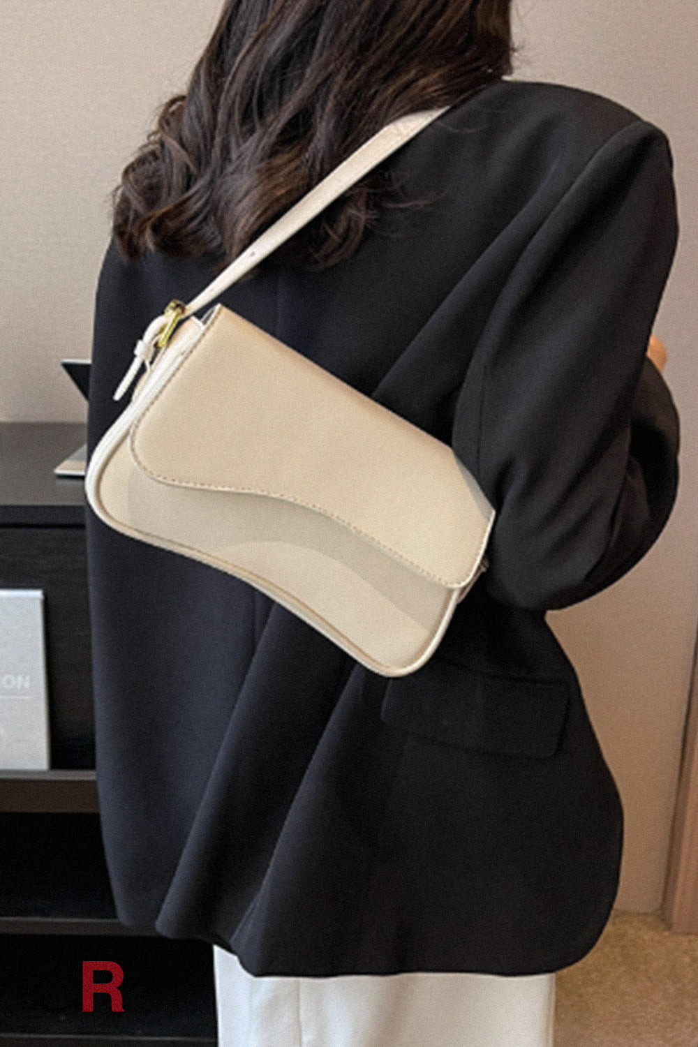 Fashion Simple New Flip Magnetic Buckle Shoulder Bag