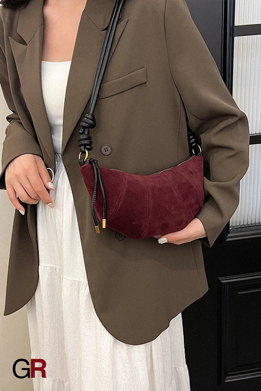 Women's Minimalist Canvas Crossbody Tote Bag