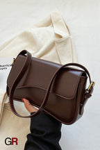 Fashion Simple New Flip Magnetic Buckle Shoulder Bag