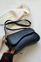 Fashion Simple New Flip Magnetic Buckle Shoulder Bag