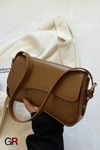 Fashion Simple New Flip Magnetic Buckle Shoulder Bag